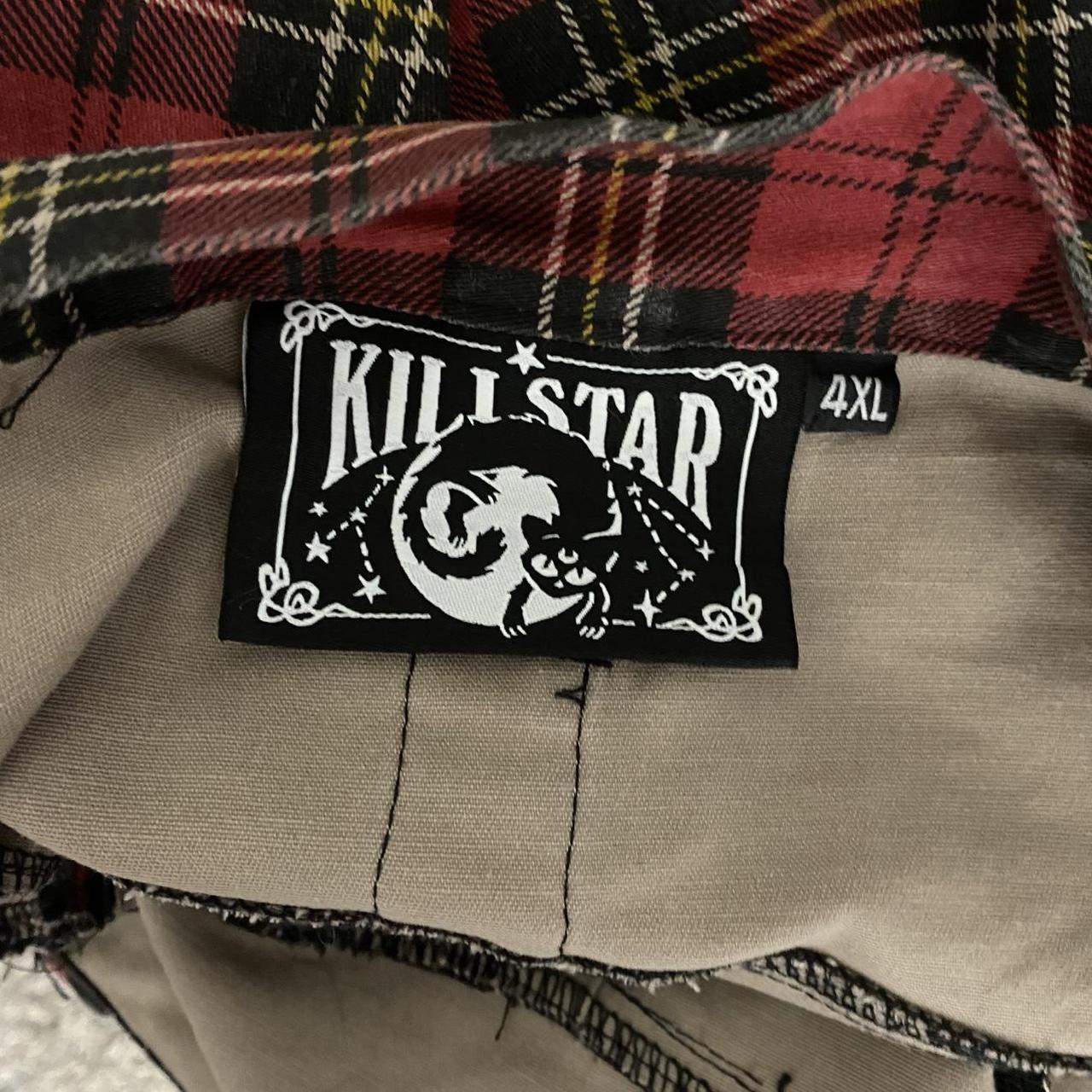 KILLSTAR Plaid Pleated Mini Skirt - 4X