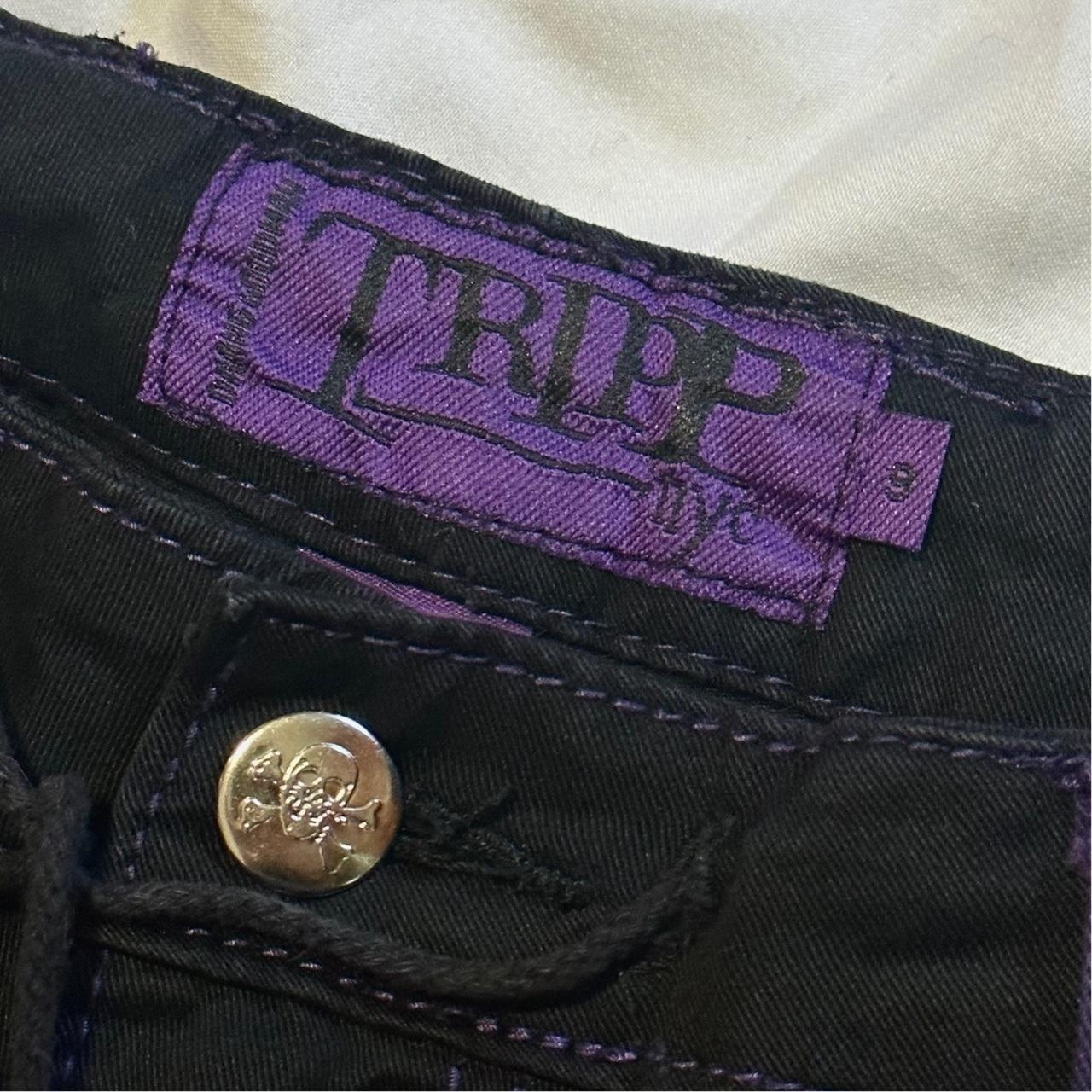 Vintage Tripp NYC Purple & Black Cargo Pants