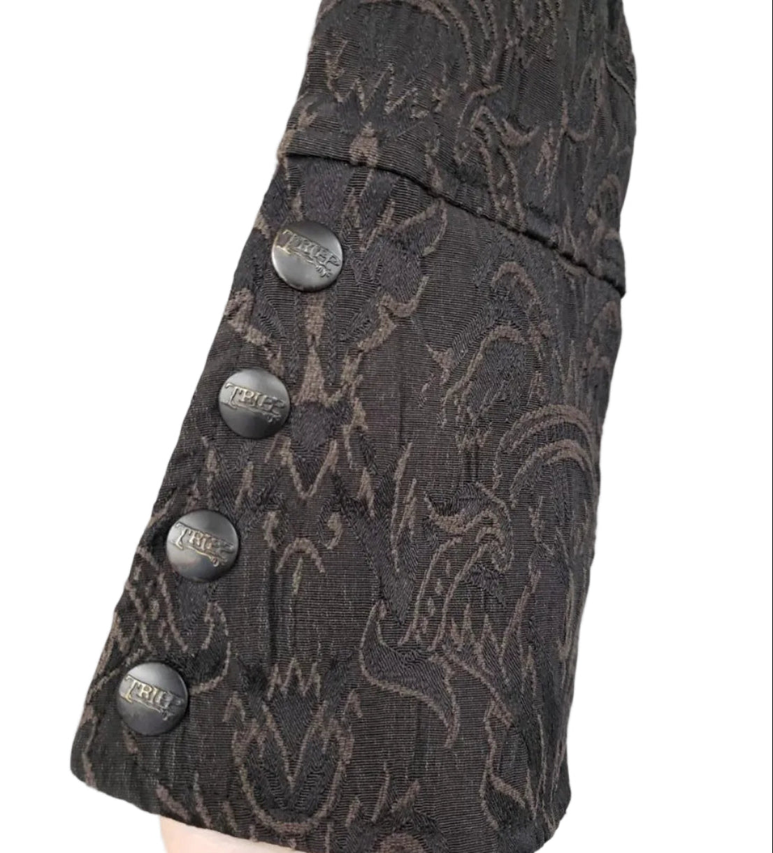 Y2K Vintage Tripp NYC Brocade Corset Style Jacket - M