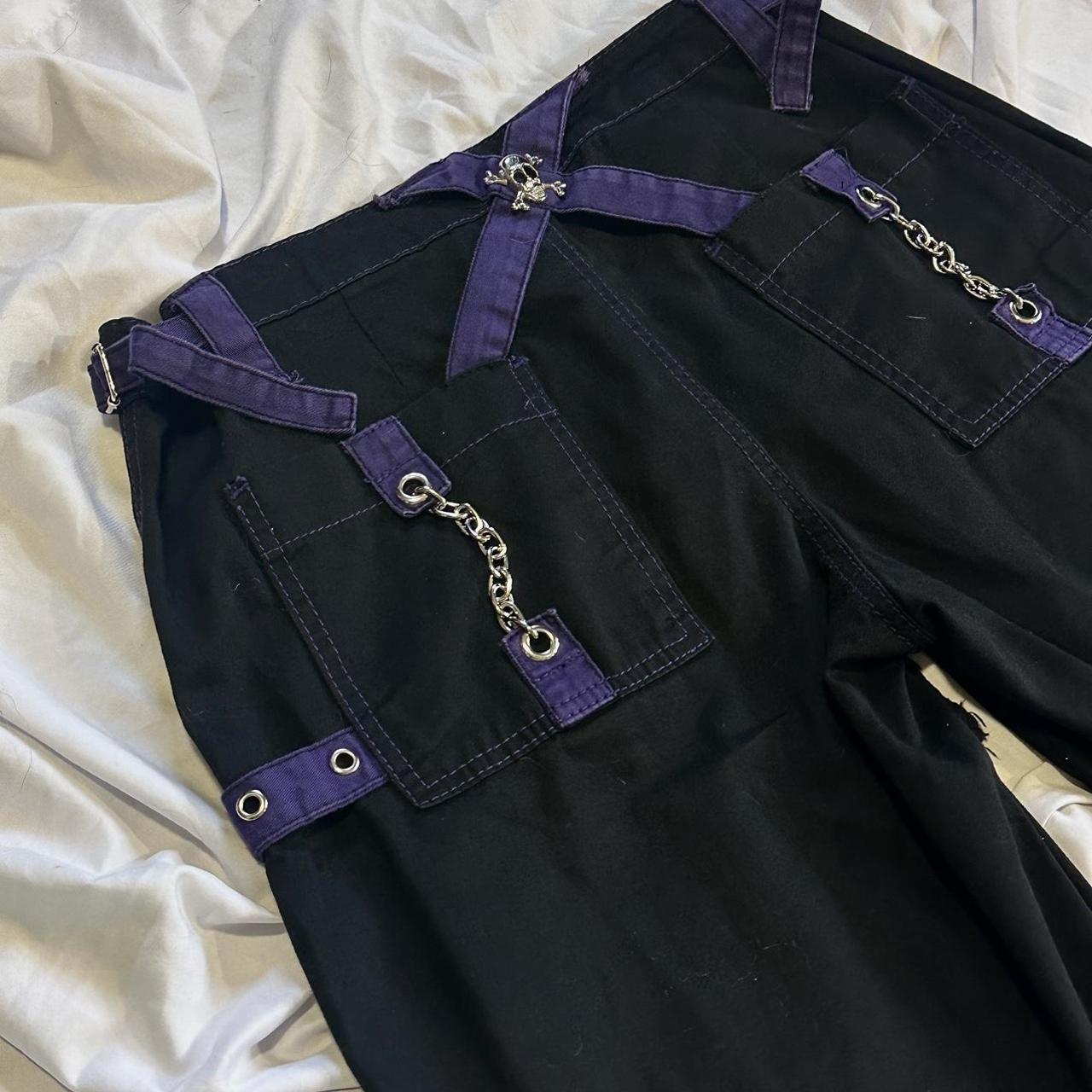 Vintage Tripp NYC Purple & Black Cargo Pants