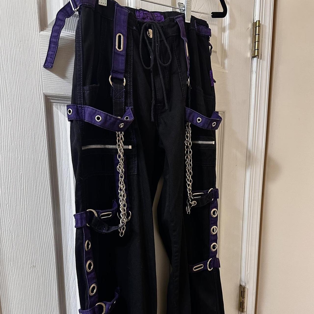 Vintage Tripp NYC Purple & Black Cargo Pants