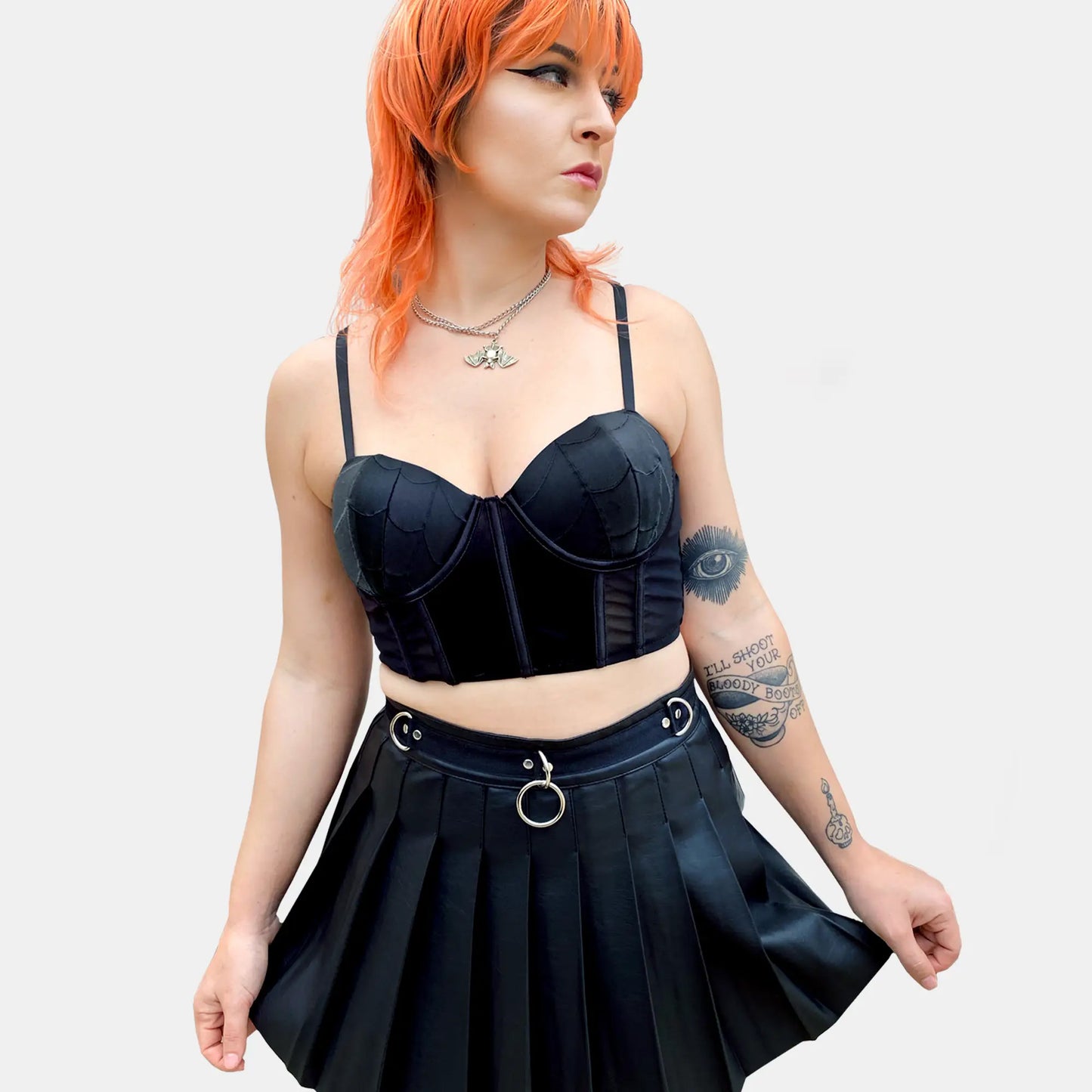 Black Widow Corset Top from Forest Ink