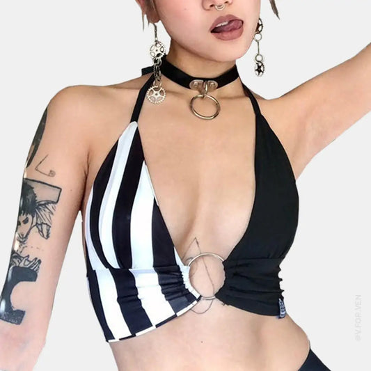 Nightmare Halter Top by Forest Ink - XL only Left