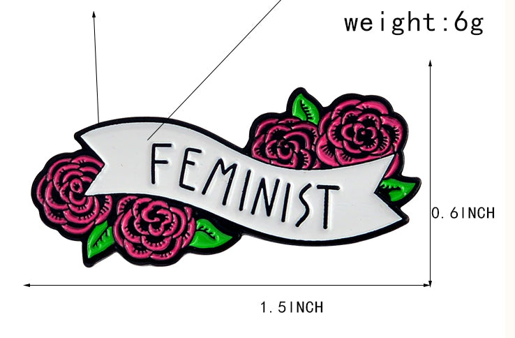Feminist Badge Pin