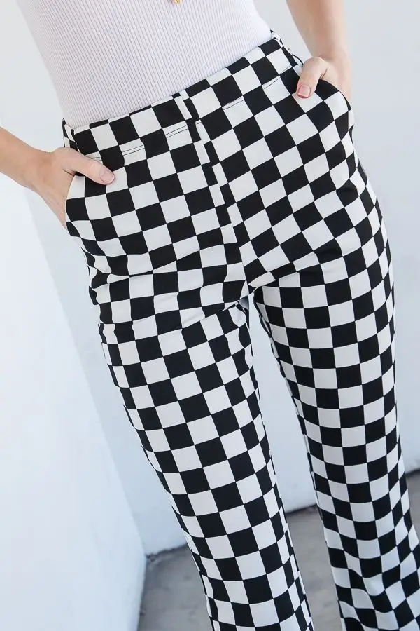 Rude Girl Checkerboard Flares