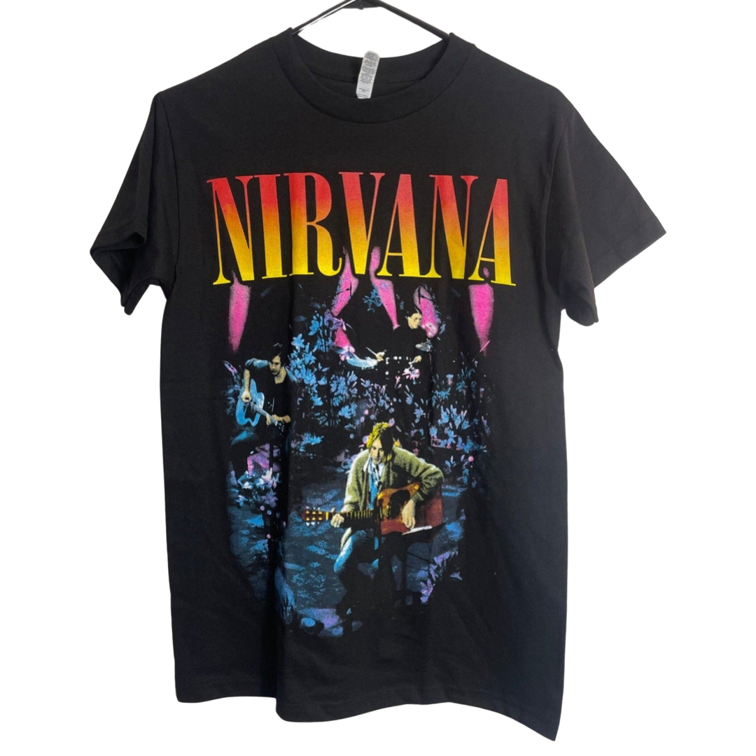 Nirvana Unplugged Live Set Tee Crimson Closet LLC