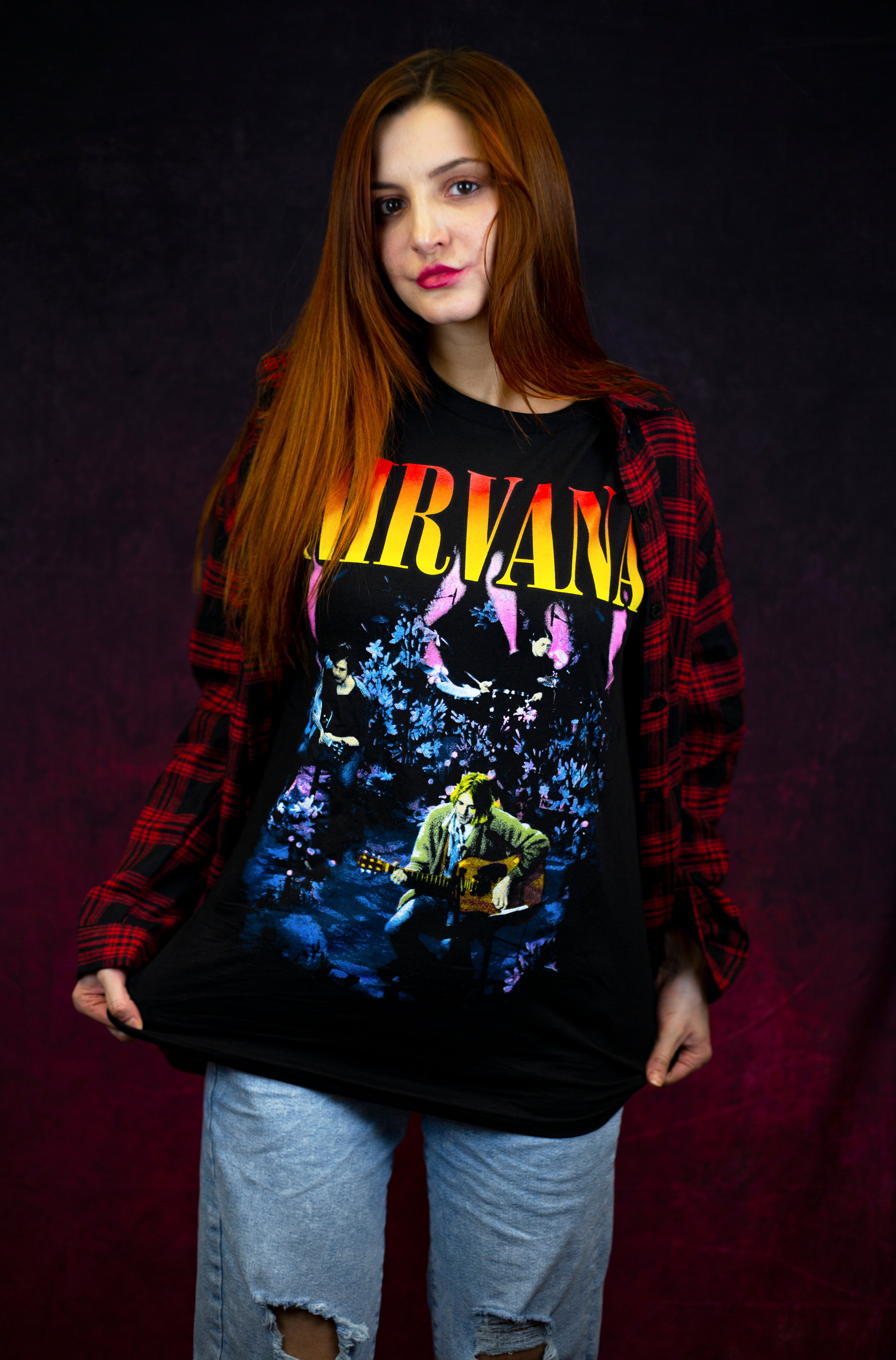 Nirvana unplugged hotsell t shirt dress