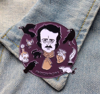 Nevermore Poe Pin